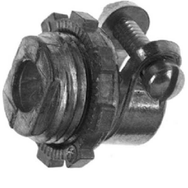 Halex Halex 90421 0.5 in. Squeeze Connector For Armored Cable 229065